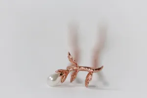 Dainty Rose Hair Prong