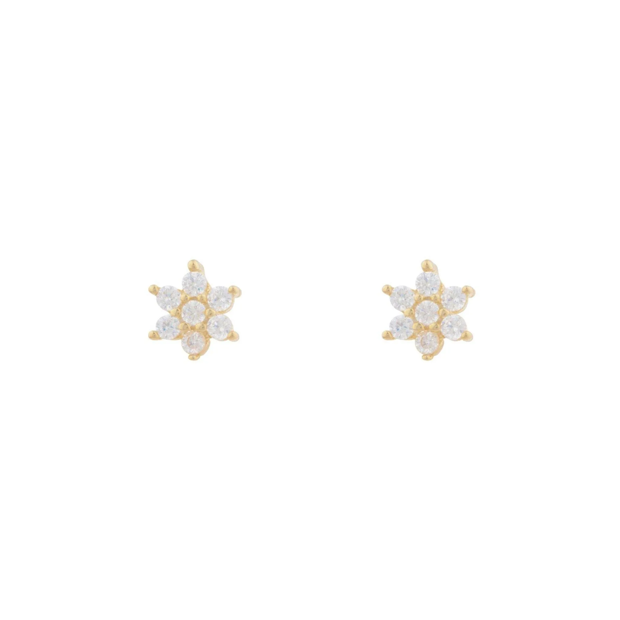 Daisy Pave Stud Earring