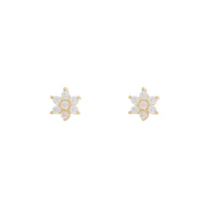 Daisy Pave Stud Earring