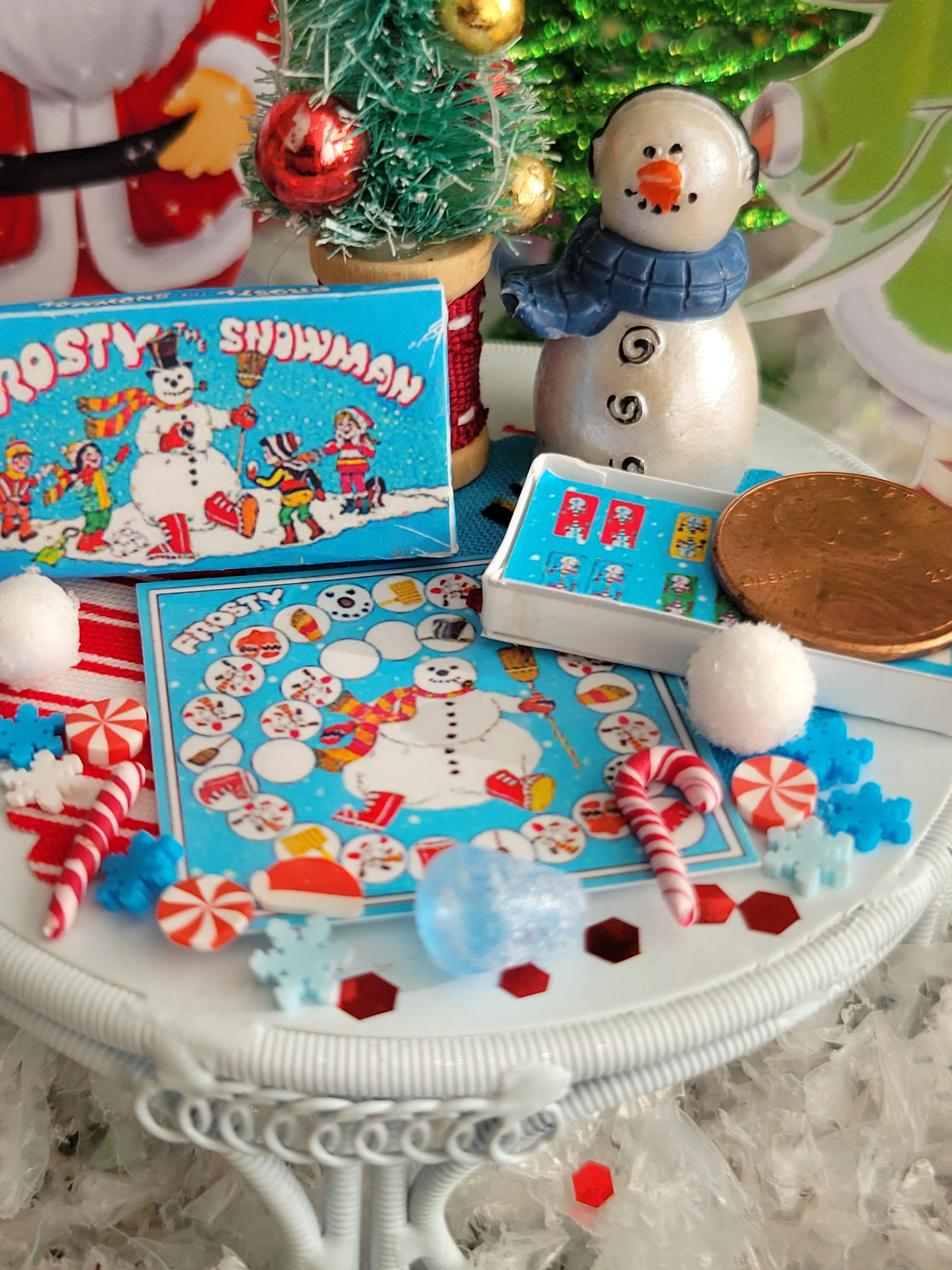 Day 6~🎅Fairy Lights and Christmas Delights~Frosty the Snowman Miniature Game & Friends