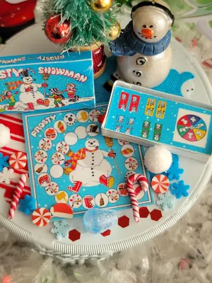 Day 6~🎅Fairy Lights and Christmas Delights~Frosty the Snowman Miniature Game & Friends