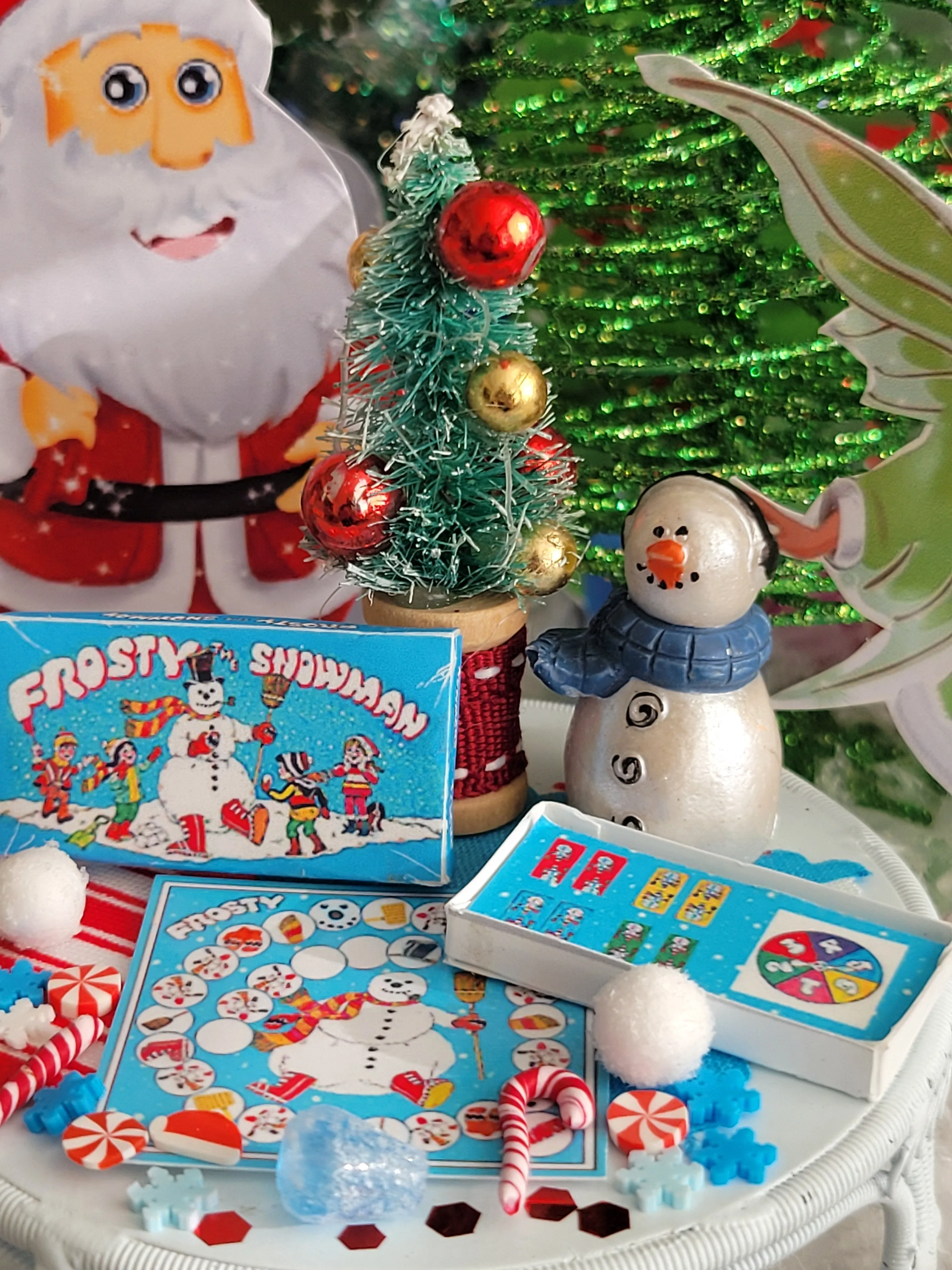 Day 6~🎅Fairy Lights and Christmas Delights~Frosty the Snowman Miniature Game & Friends