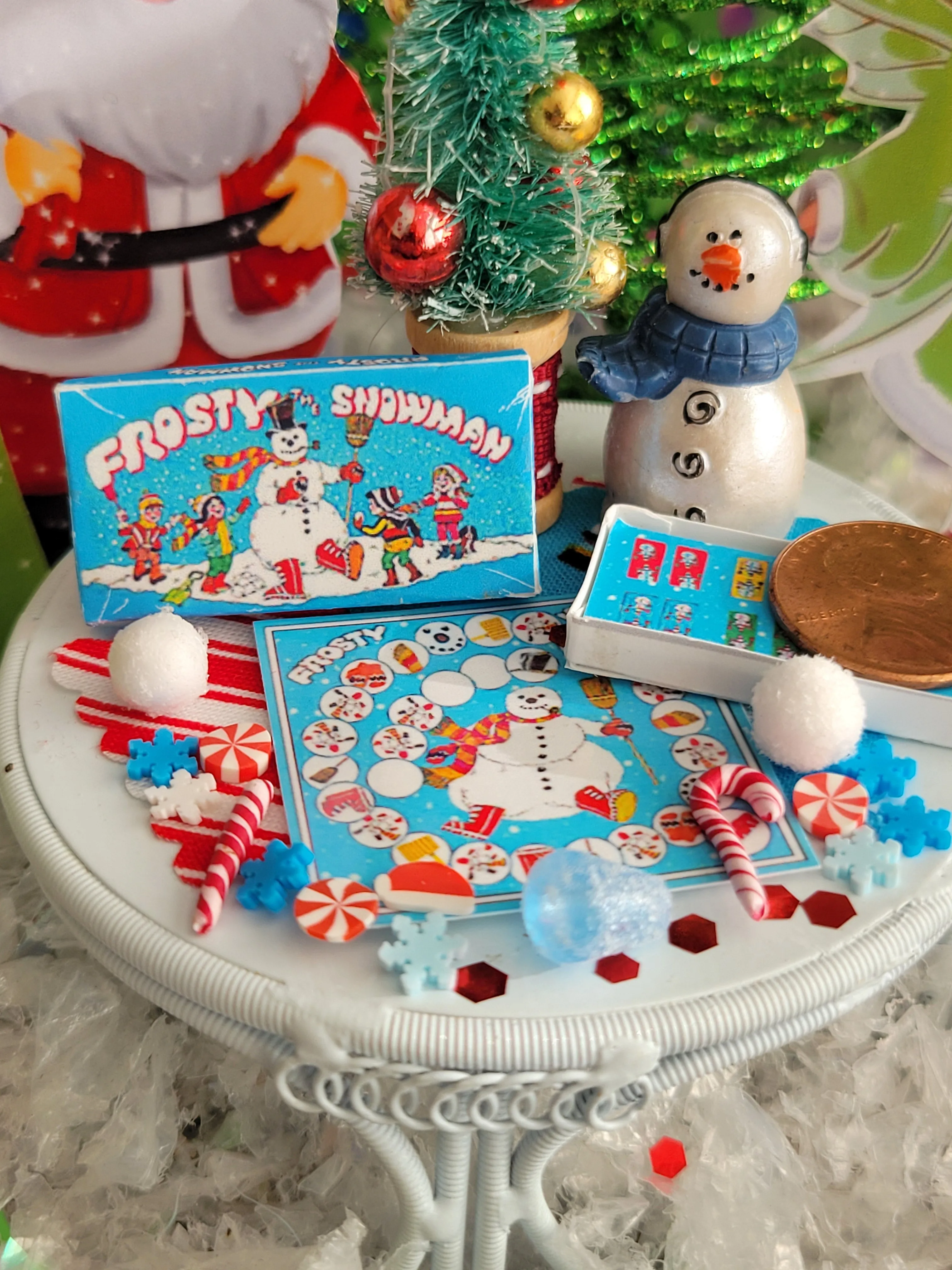 Day 6~🎅Fairy Lights and Christmas Delights~Frosty the Snowman Miniature Game & Friends