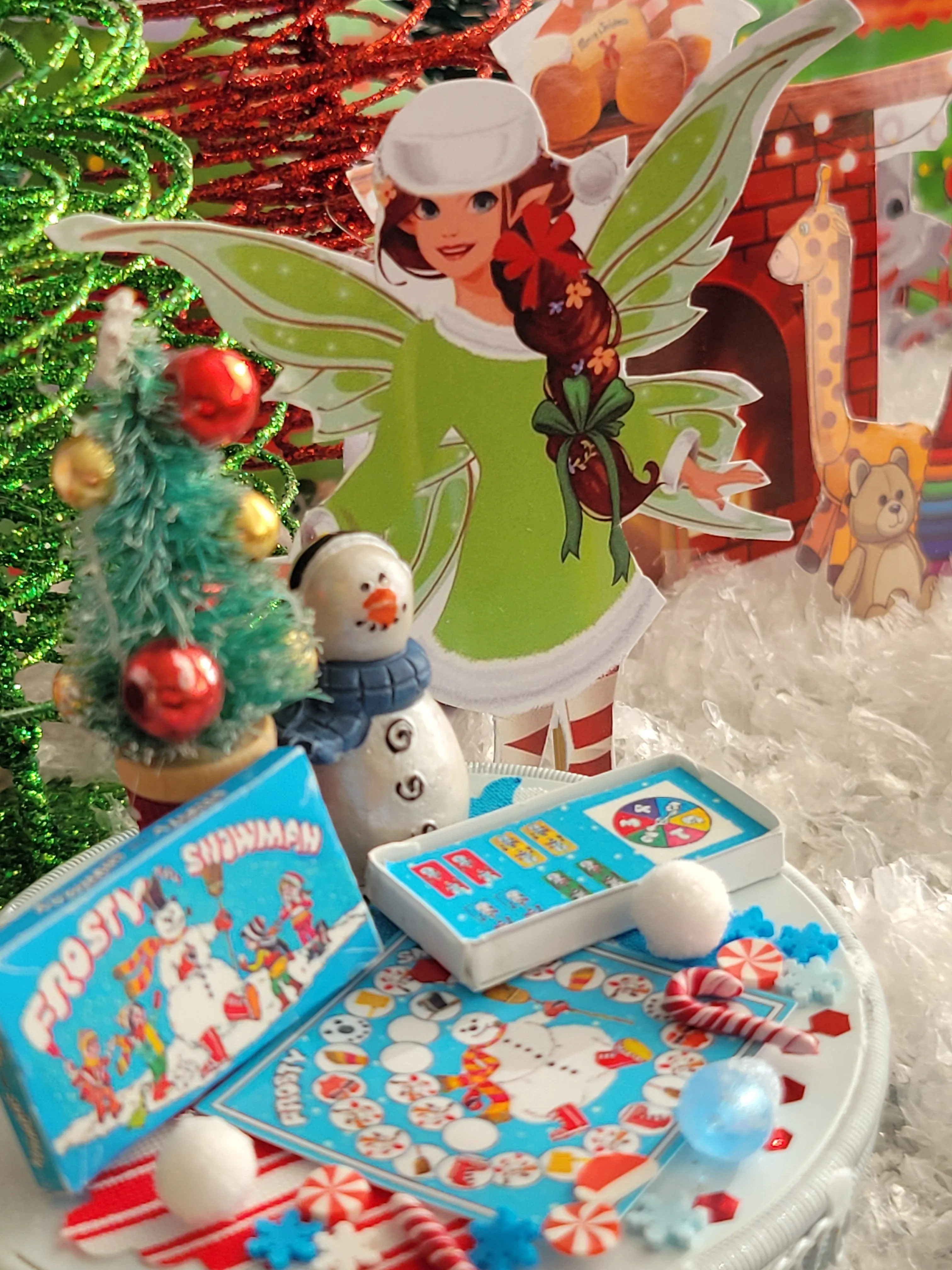 Day 6~🎅Fairy Lights and Christmas Delights~Frosty the Snowman Miniature Game & Friends