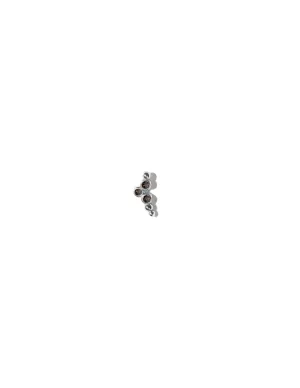 Dew Smokey Earring <br> Silver