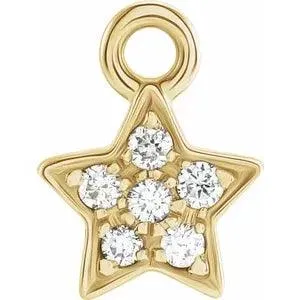 Diamond Star Charm