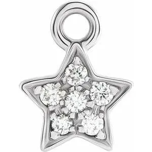 Diamond Star Charm