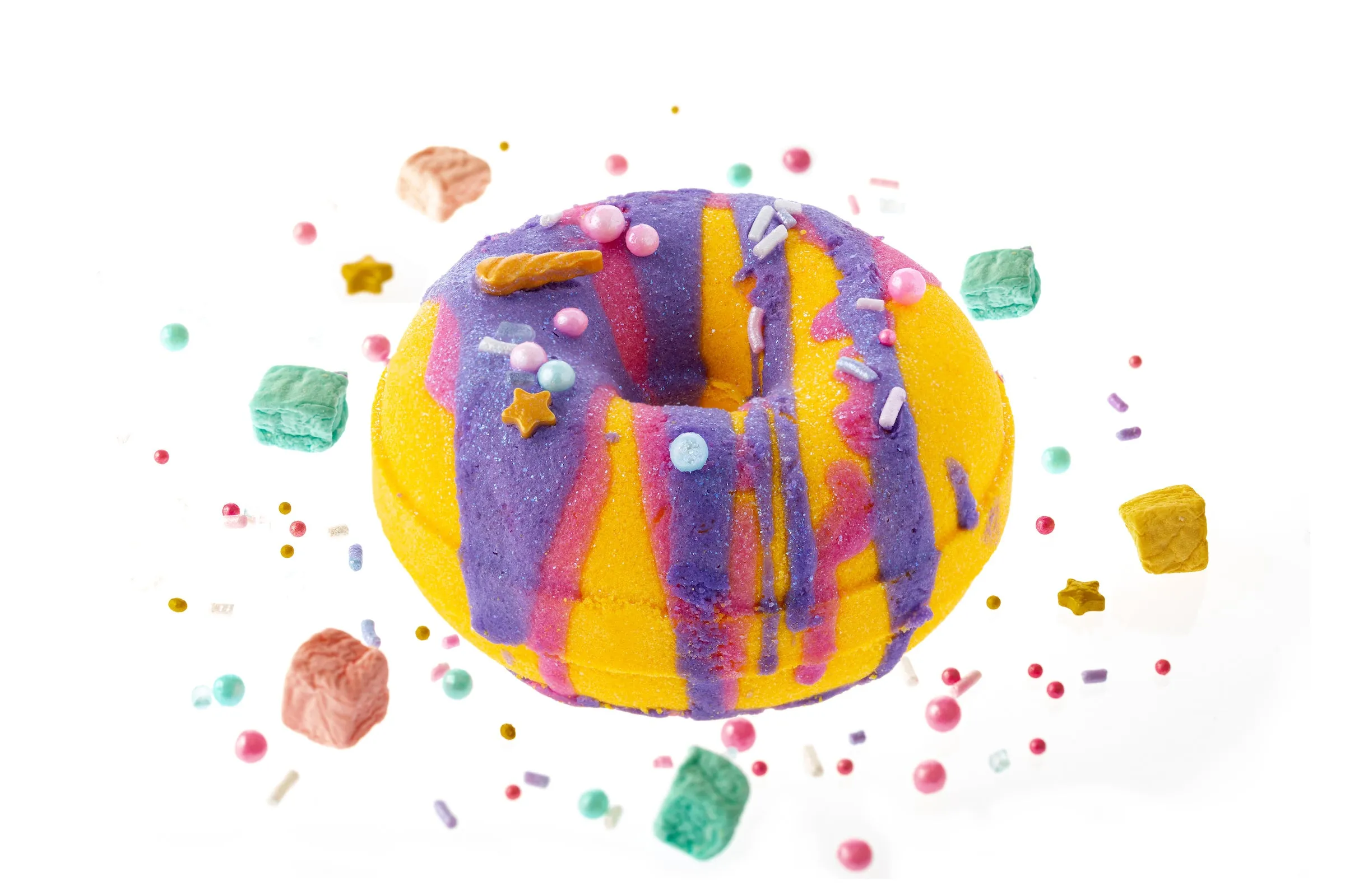 Donut Bath Bomb Bundle Dessert Bath Fizz Gift Set of 5