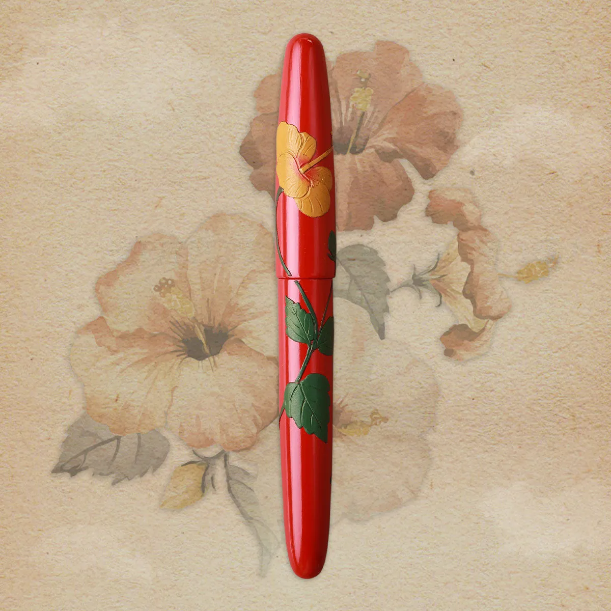 Dream Pen Tsuikin Hibiscus - Urushi Red
