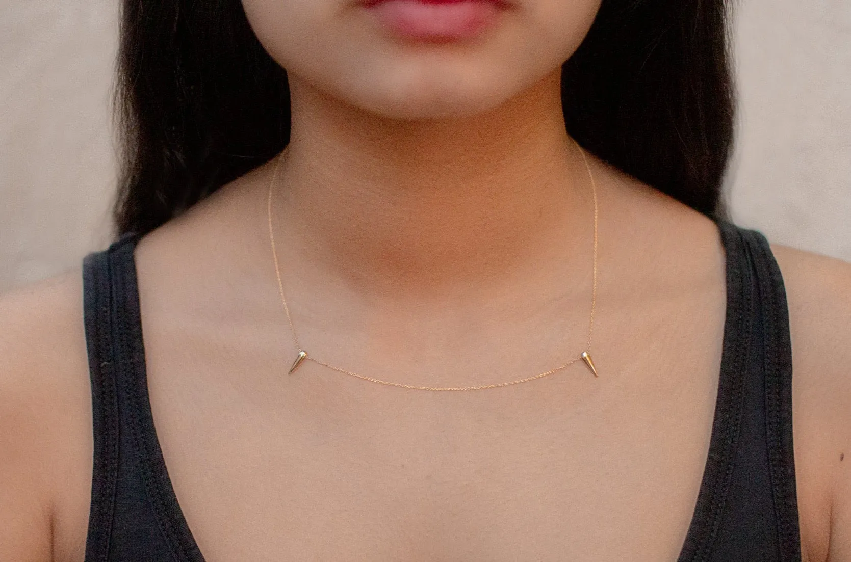 Duo Droplet Necklace