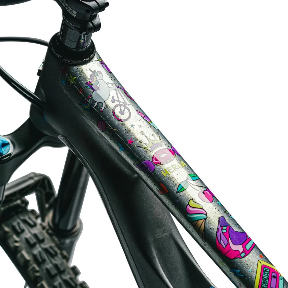 Dyedbro Frame Protection Wrap Unicorn Glitter