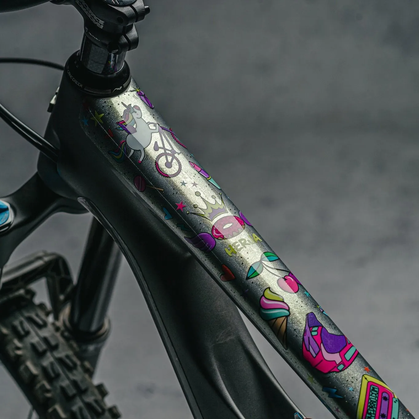Dyedbro Unicorn Glitter Frame Protection