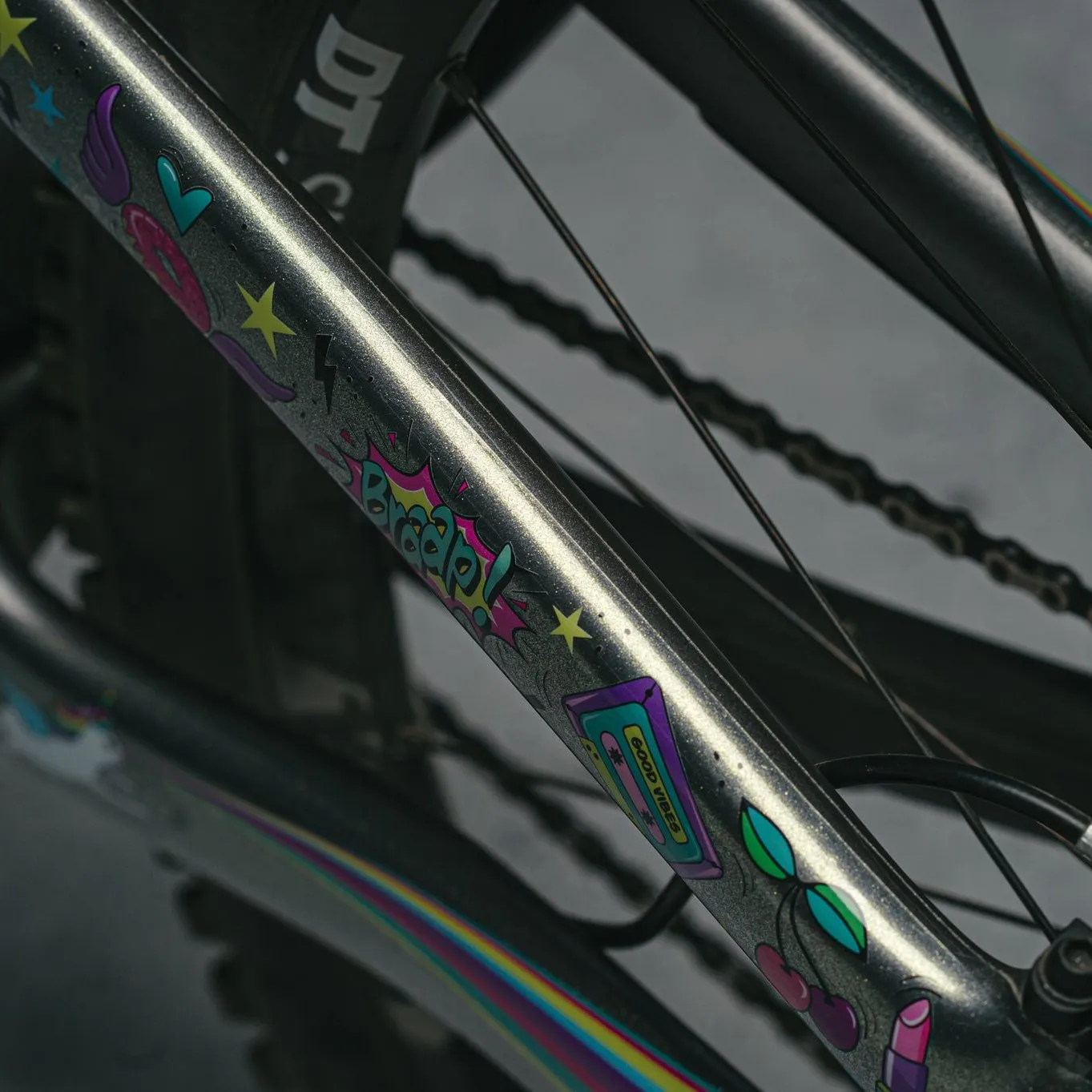 Dyedbro Unicorn Glitter Frame Protection