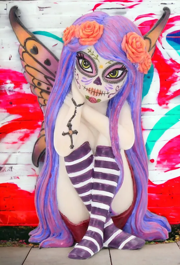 Esmerelda Figurine Sugar Skull Fairy 11cm
