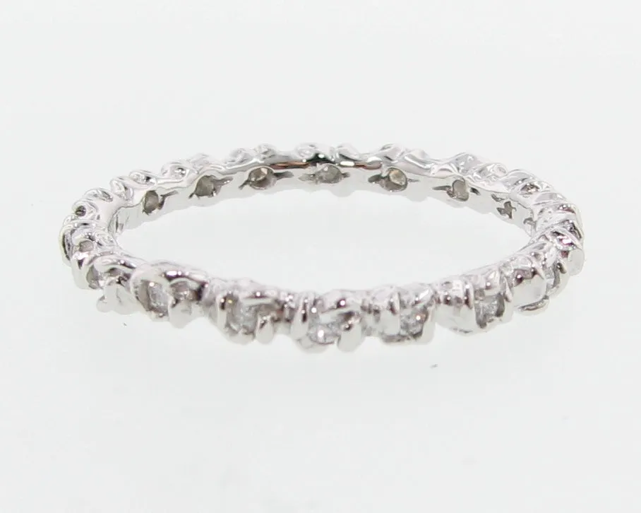 Eternity Band - contact for sizing information 14K White Gold .27ct TDW
