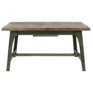 Extendable Distressed Vintage Industrial Dining Table (LTL)