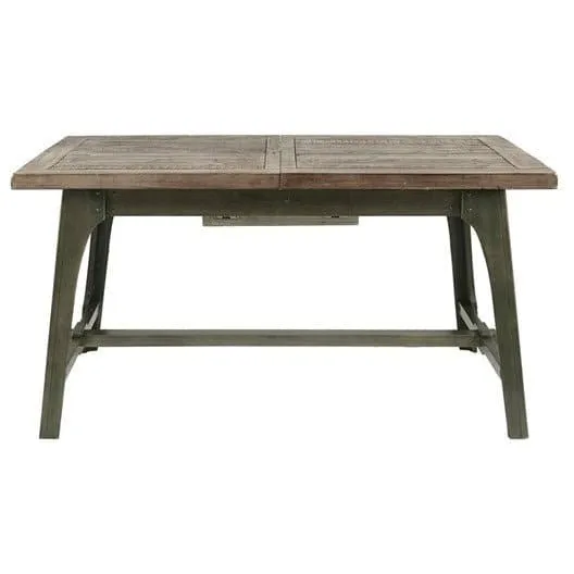 Extendable Distressed Vintage Industrial Dining Table (LTL)