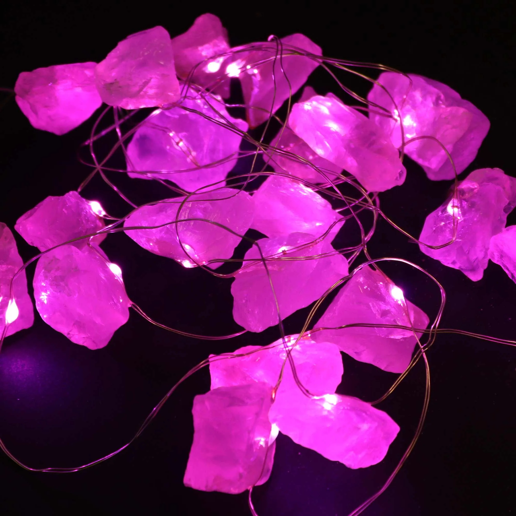 Fairy Lights - Rose Quartz - Gemstones
