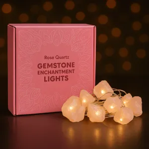 Fairy Lights - Rose Quartz - Gemstones
