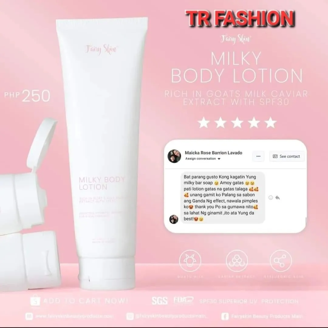 Fairy Skin Milky Body Lotion Spf30 PA    100ml