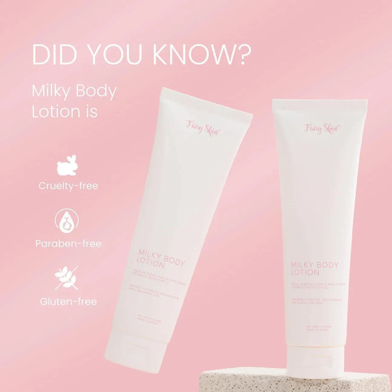 Fairy Skin Milky Body Lotion Spf30 PA    100ml