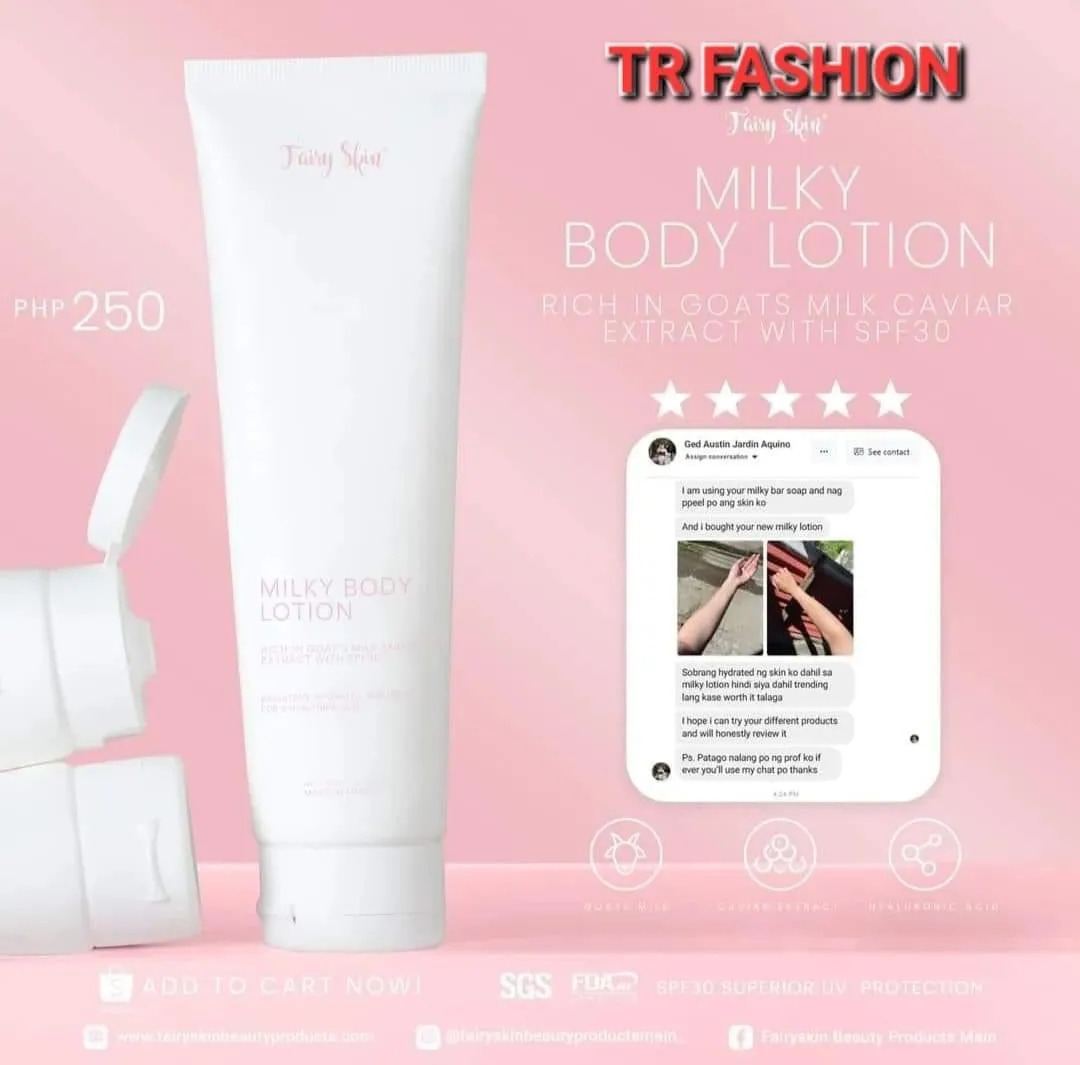 Fairy Skin Milky Body Lotion Spf30 PA    100ml