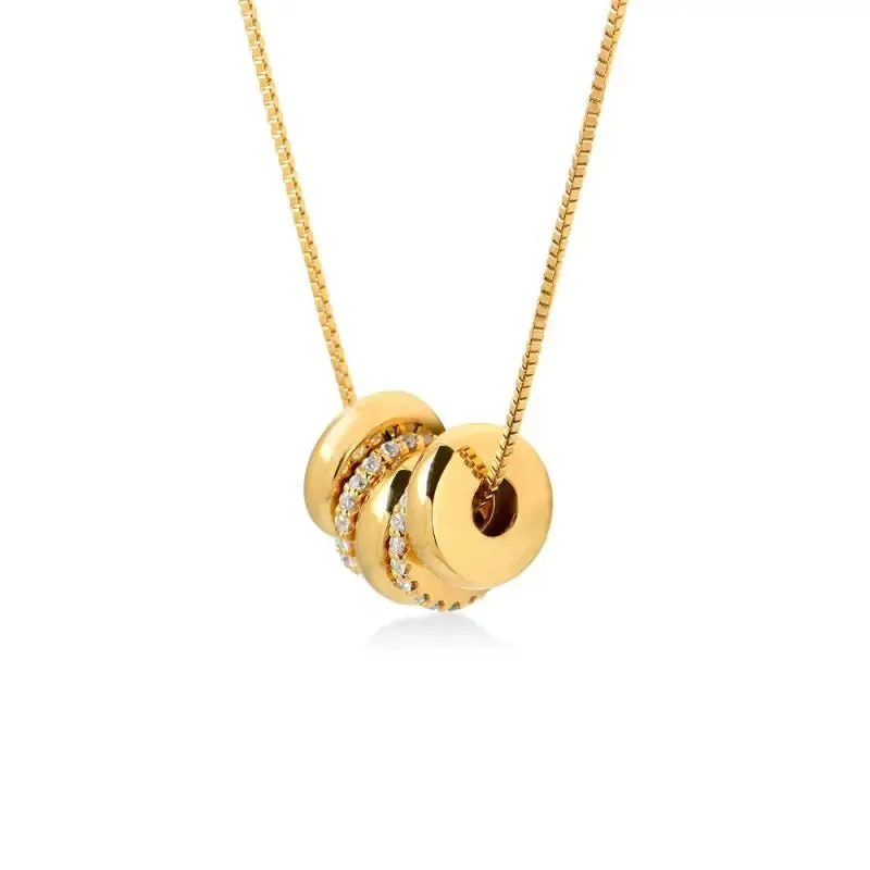 Fashion OL Necklace: Geometric Statement Piece with Customizable Colors