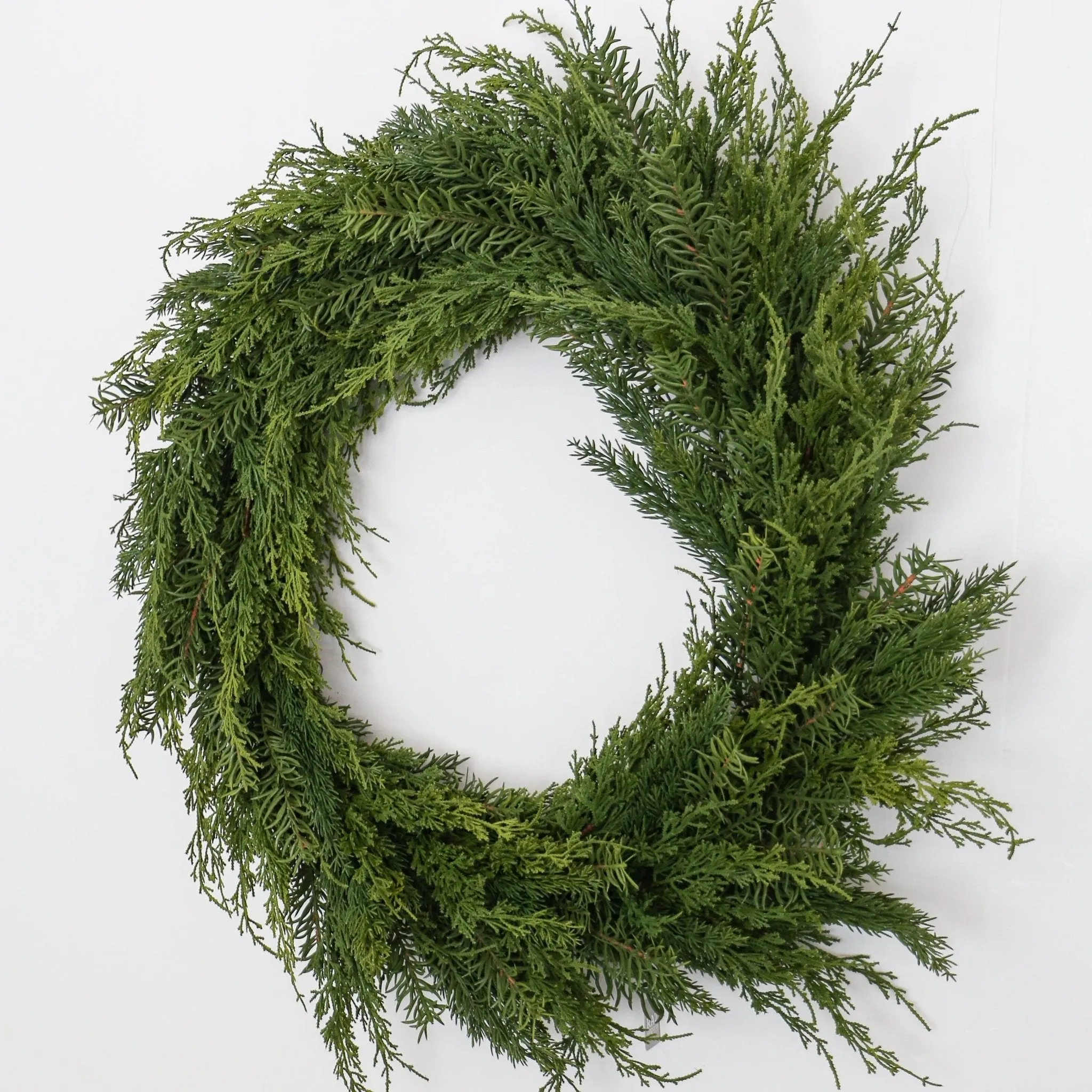 Faux Cedar Wreath | Large | 36-inch