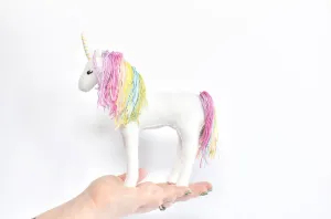 Felt Sewing Craft Kit - Pastel Rainbow Unicorn