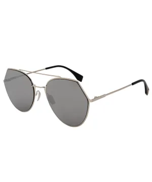Fendi Eyeline Pilot Sunglasses FF0194S 3YG 0T 55