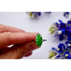 Fern marquise ring