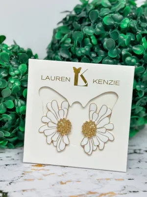 Fiona Flower Earrings by Lauren Kenzie