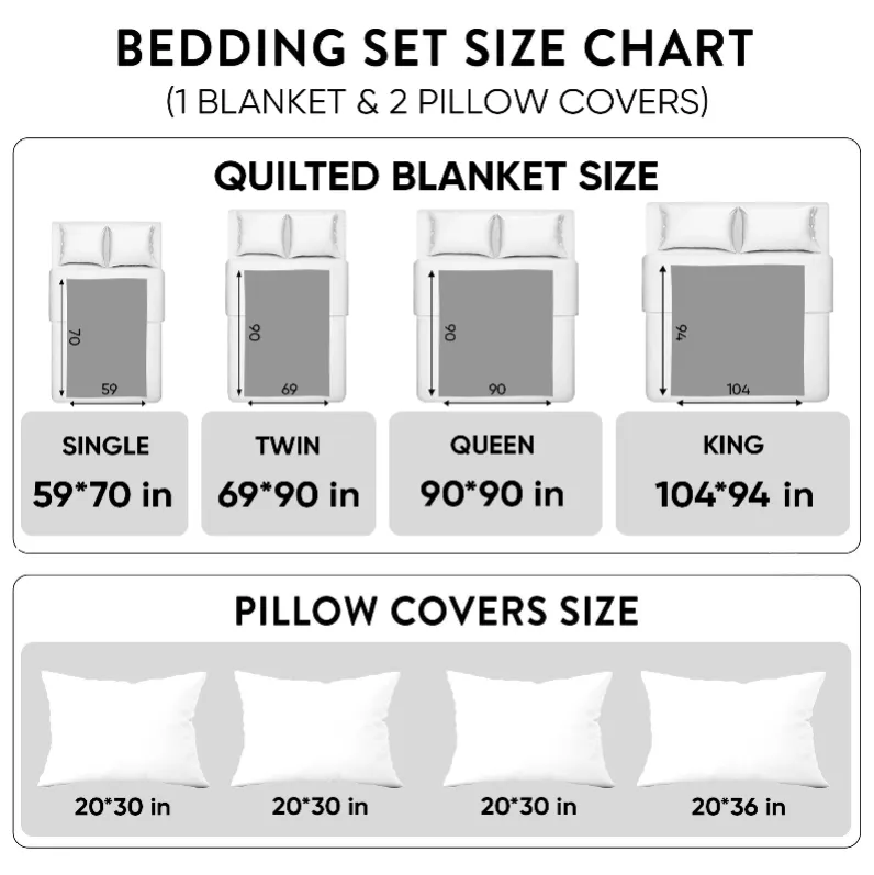 Floral Hues 3-Piece Quilted Bedding Set NCU0NVH431