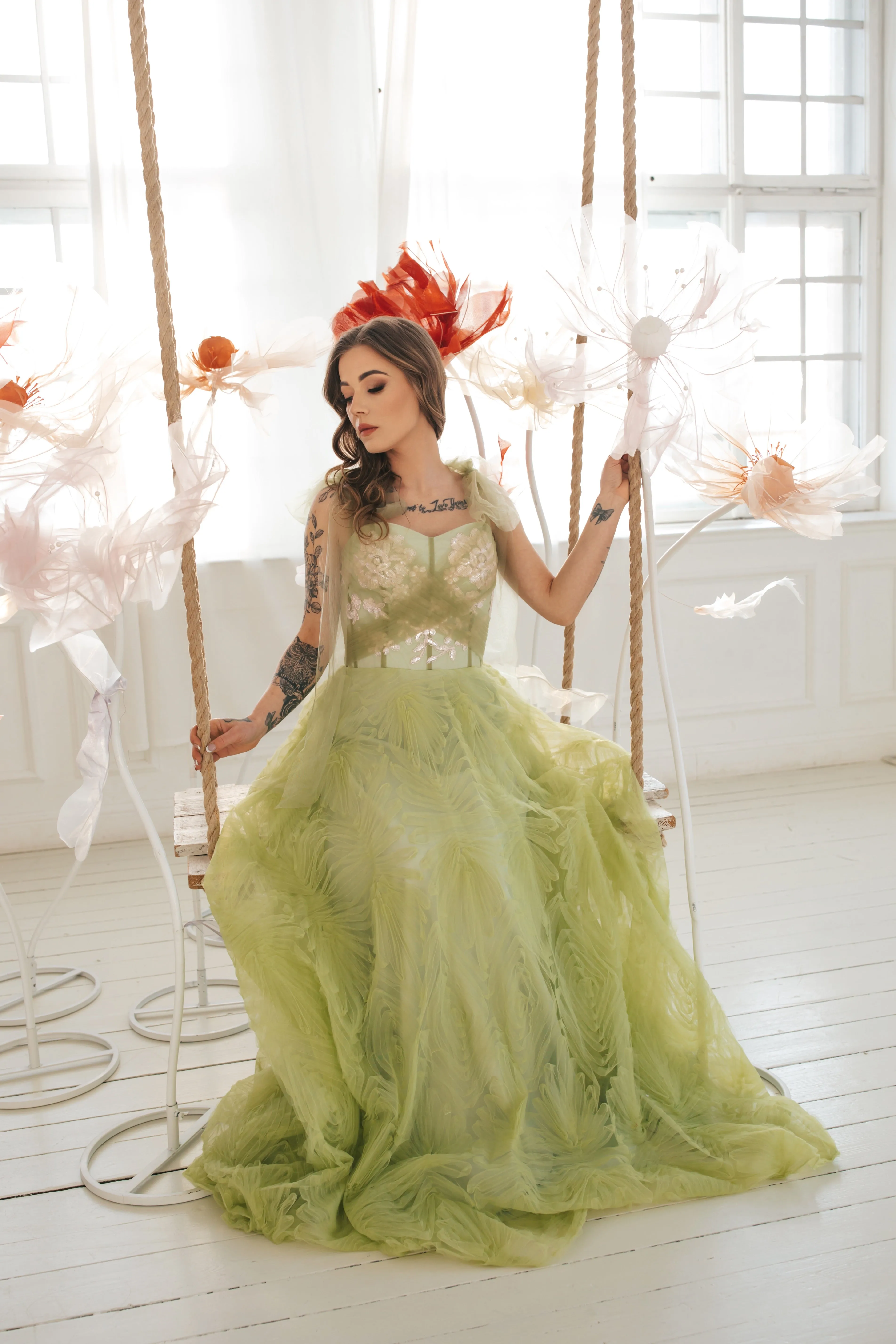 Floral Spring Fairy Gown