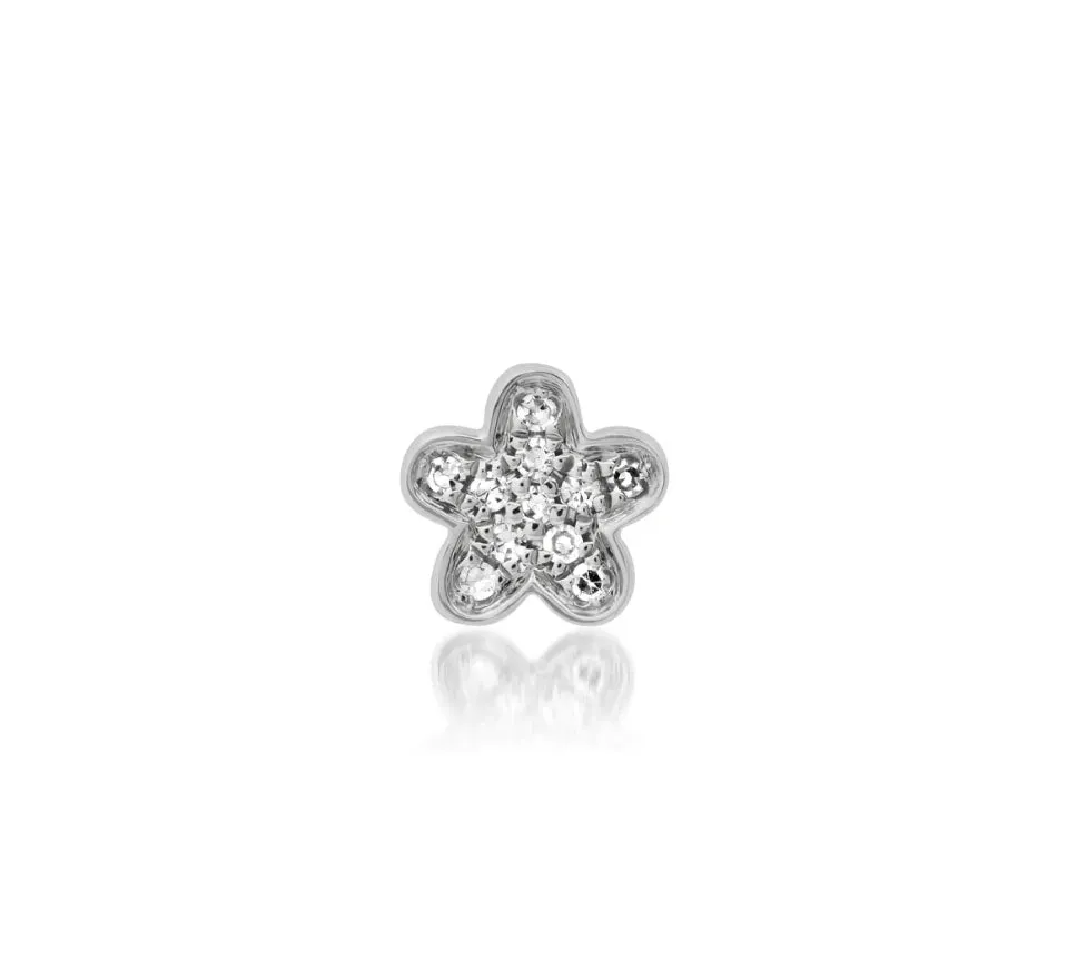 Flower Screw Back Stud