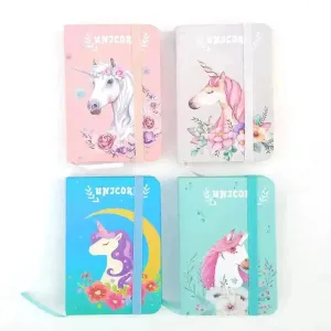 Flowery Unicorn A5 Diary