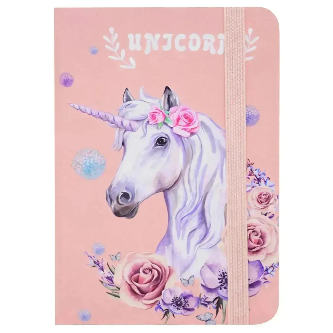 Flowery Unicorn A5 Diary