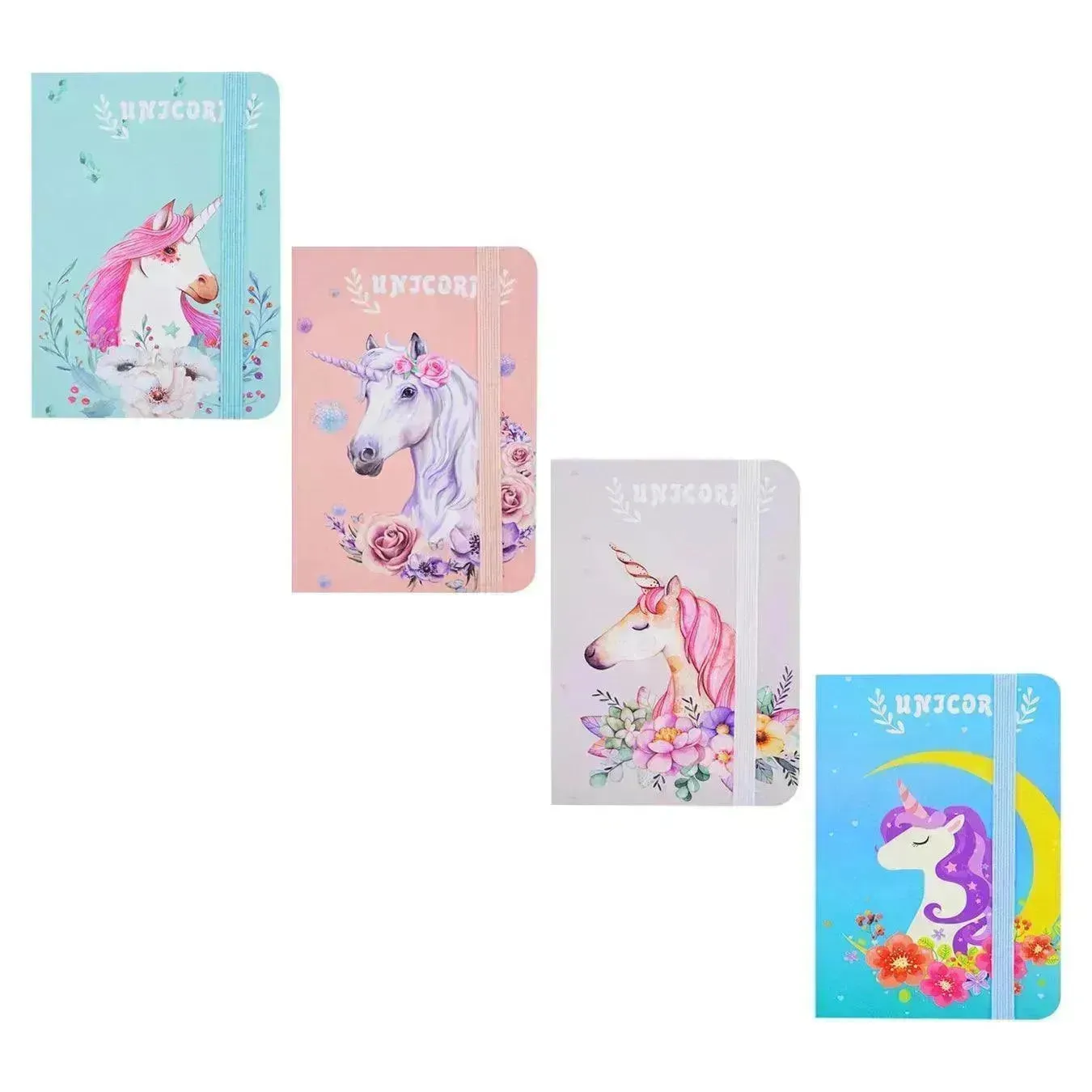 Flowery Unicorn A5 Diary