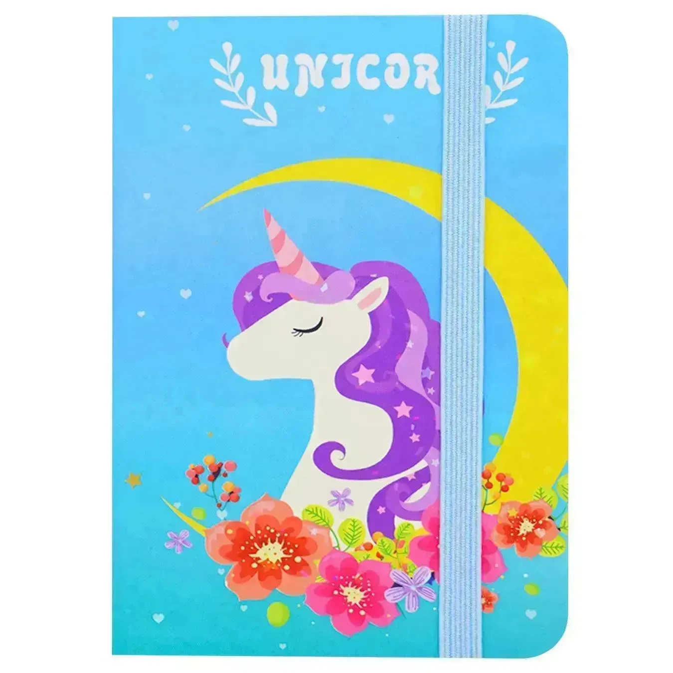 Flowery Unicorn A5 Diary