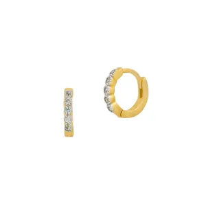 Freida Rothman Gold Coastal Mini Hoops