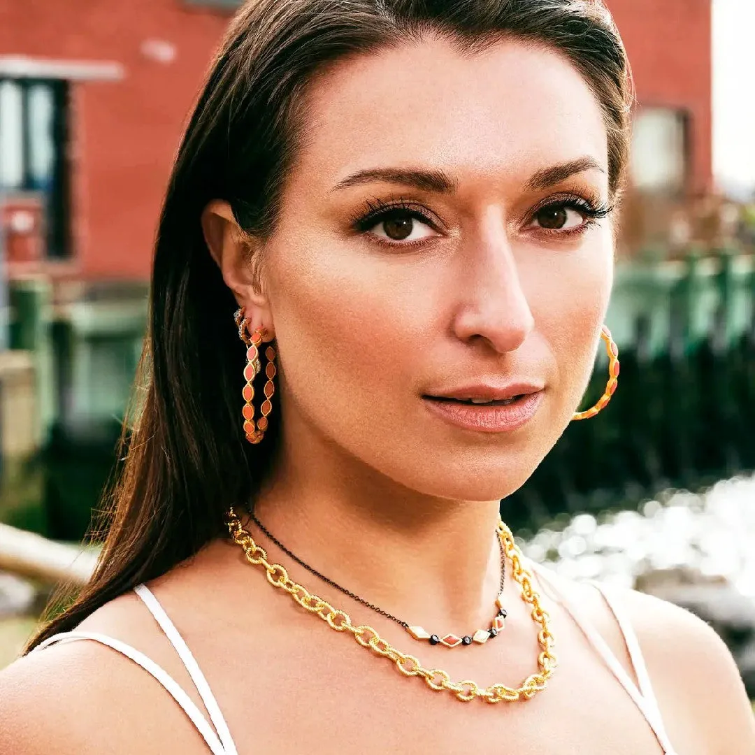 Freida Rothman Gold Coastal Mini Hoops