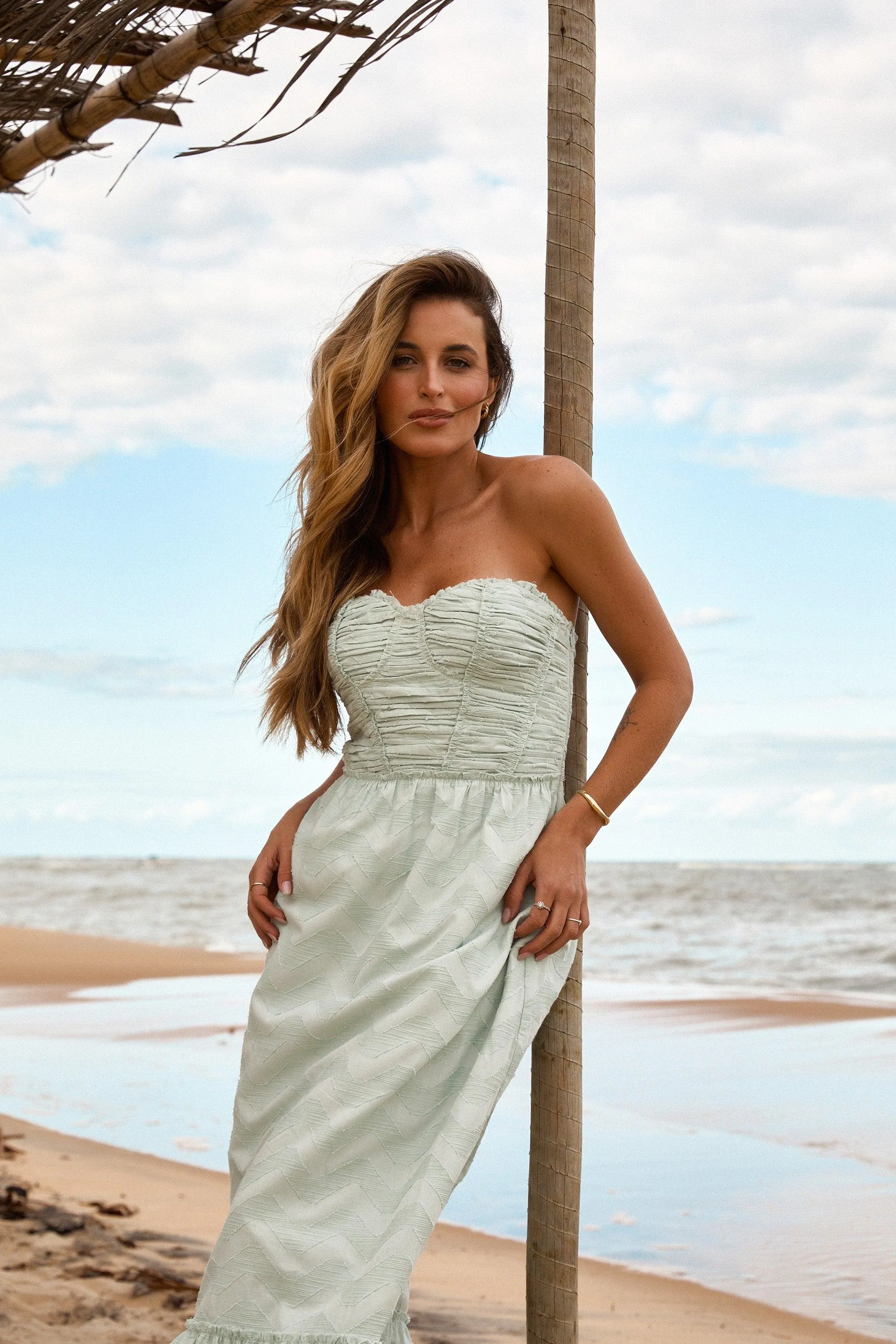 Geometric Drape Dress