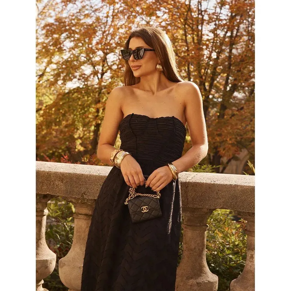 Geometric Drape Dress