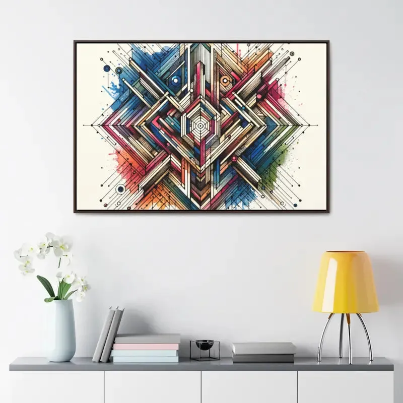 Geometric Gallery Canvas Wraps Elevate your Space
