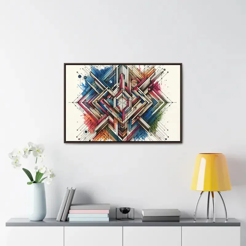 Geometric Gallery Canvas Wraps Elevate your Space