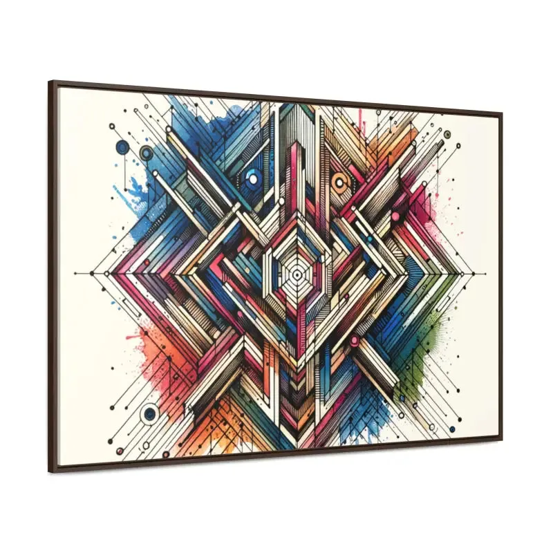 Geometric Gallery Canvas Wraps Elevate your Space