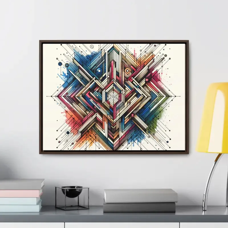 Geometric Gallery Canvas Wraps Elevate your Space