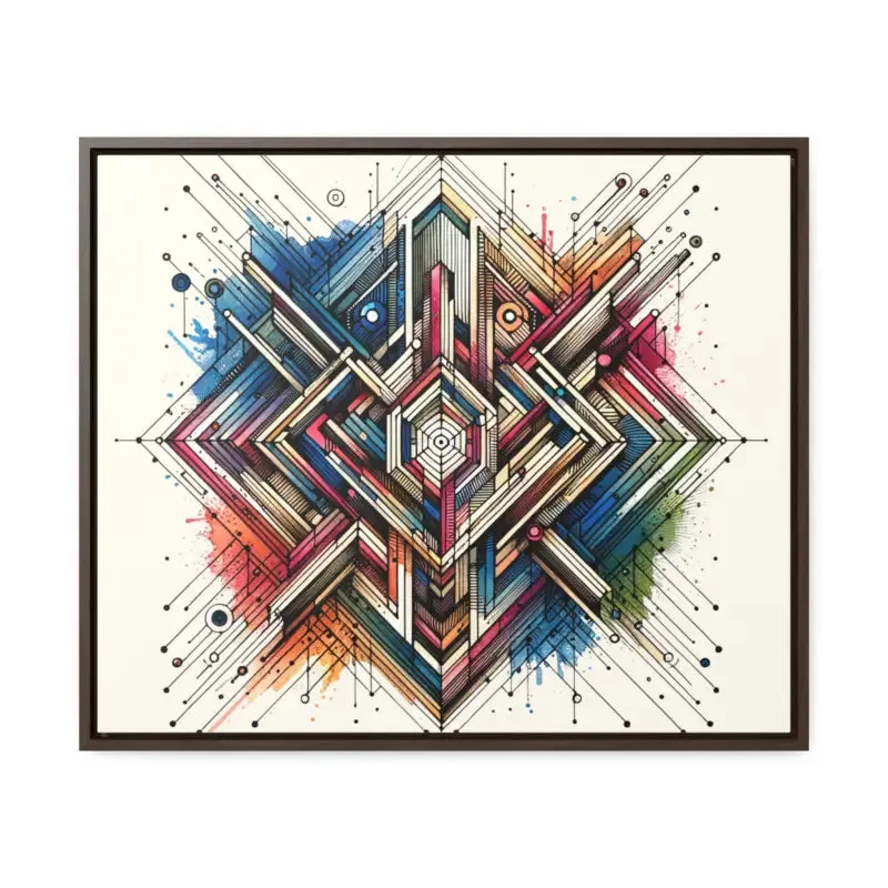 Geometric Gallery Canvas Wraps Elevate your Space
