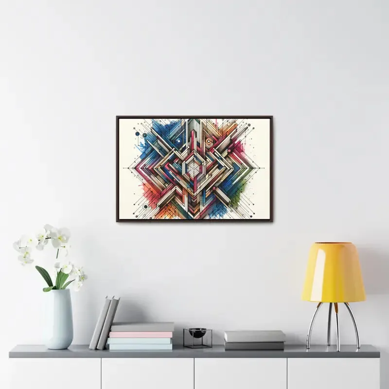 Geometric Gallery Canvas Wraps Elevate your Space