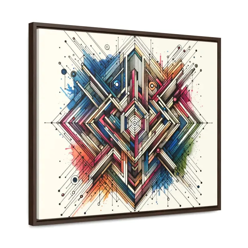 Geometric Gallery Canvas Wraps Elevate your Space